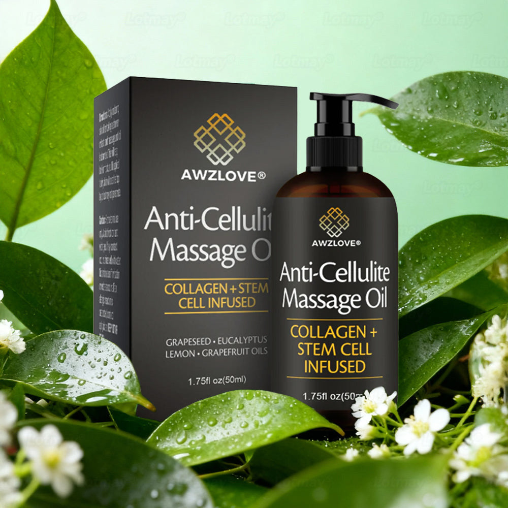 Awzlove® Luxurious Collagen & Stem Cell Anti-Cellulite Massage Oil (🔥70% Off for a Limited Time!) 🥑🥑