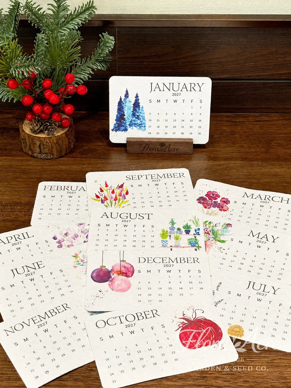 ✨Early Holiday Sale 50% OFF🌱Eco-Friendly Plantable “Timeless” Seed Calendar 2027🎁