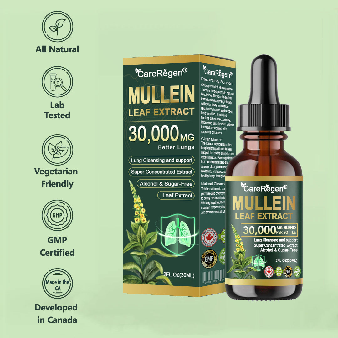 𝗢𝗳𝗳𝗶𝗰𝗶𝗮𝗹 :𝗖𝗮𝗿𝗲𝗥𝗲𝗴𝗲𝗻® 𝗢𝗿𝗴𝗮𝗻𝗶𝗰 𝗟𝘂𝗻𝗴 𝗖𝗹𝗲𝗮𝗻𝘀𝗶𝗻𝗴 𝗠𝘂𝗹𝗹𝗲𝗶𝗻 𝗟𝗲𝗮𝗳 𝗘𝘅𝘁𝗿𝗮𝗰𝘁 𝗗𝗿𝗼𝗽𝘀 𝐂𝐥𝐢𝐧𝐢𝐜𝐚𝐥𝐥𝐲 𝐩𝐫𝐨𝐯𝐞𝐧, 𝐡𝐢𝐠𝐡𝐥𝐲 𝐜𝐨𝐧𝐜𝐞𝐧𝐭𝐫𝐚𝐭𝐞𝐝 𝐟𝐨𝐫𝐦𝐮𝐥𝐚 𝐭𝐡𝐚𝐭 𝐫𝐞𝐥𝐢𝐞𝐯𝐞𝐬 𝐜𝐨𝐮𝐠𝐡, 𝐩𝐡𝐥𝐞𝐠𝐦, 𝐚𝐬𝐭𝐡𝐦𝐚 & 𝐂𝐎𝐏𝐃 — 𝐛𝐫𝐞𝐚𝐭𝐡𝐞 𝐞𝐚𝐬𝐢𝐞𝐫, 𝐟𝐚𝐬𝐭𝐞𝐫. 🧣🌬️