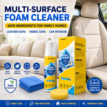 🔥 Healrize® 4-in-1 Multi-Enzyme Foam Cleaner | Deep Cleaning Foam for Car Interior, Sofa, Kitchen & Bathroom✨✨2
