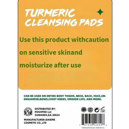 Turmeric & Kojic Cleansing Pads - 20pcs Deep Clean❤️