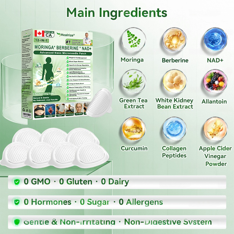 𝑶𝒇𝒇𝒊𝒄𝒊𝒂𝒍 𝑺𝒕𝒐𝒓𝒆  | 👩‍⚕️ H𝐞a𝐥r𝐢z𝐞® 1𝟐-𝐈N-1 M𝐨r𝐢n𝐠a * B𝐞r𝐛e𝐫i𝐧e * N𝐀D+ 𝐀d𝐯a𝐧c𝐞d N𝐚n𝐨 𝐌i𝐜r𝐨n𝐞e𝐝l𝐞 𝐏a𝐭c𝐡 (𝐎𝐧𝐜𝐞 𝐃𝐚𝐢𝐥𝐲, 𝐯𝐢𝐬𝐢𝐛𝐥𝐞 𝐜𝐡𝐚𝐧𝐠𝐞𝐬 𝐢𝐧 𝟕 𝐝𝐚𝐲𝐬）💫F𝐨r 𝐎𝐛𝐞𝐬𝐢𝐭𝐲, 𝐋o𝐨s𝐞 𝐒k𝐢n, 𝐃𝐢𝐚𝐛𝐞𝐭𝐞𝐬, 𝐒𝐥𝐞𝐞𝐩 𝐀𝐩𝐧𝐞𝐚, 𝐀𝐧𝐝 𝐉𝐨𝐢𝐧𝐭 𝐈𝐬𝐬𝐮𝐞𝐬💫