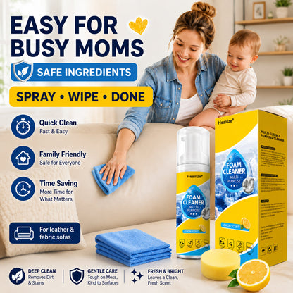 🔥 Healrize® 4-in-1 Multi-Enzyme Foam Cleaner | Deep Cleaning Foam for Car Interior, Sofa, Kitchen & Bathroom✨✨2