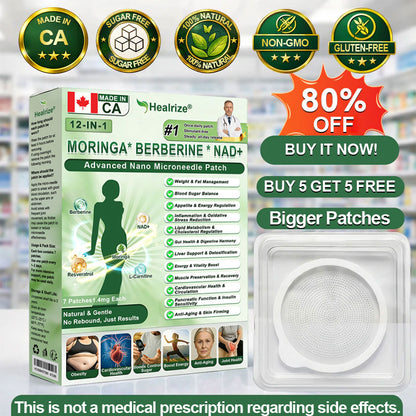 𝑶𝒇𝒇𝒊𝒄𝒊𝒂𝒍 𝑺𝒕𝒐𝒓𝒆  | 👩‍⚕️ H𝐞a𝐥r𝐢z𝐞® 1𝟐-𝐈N-1 M𝐨r𝐢n𝐠a * B𝐞r𝐛e𝐫i𝐧e * N𝐀D+ 𝐀d𝐯a𝐧c𝐞d N𝐚n𝐨 𝐌i𝐜r𝐨n𝐞e𝐝l𝐞 𝐏a𝐭c𝐡 (𝐎𝐧𝐜𝐞 𝐃𝐚𝐢𝐥𝐲, 𝐯𝐢𝐬𝐢𝐛𝐥𝐞 𝐜𝐡𝐚𝐧𝐠𝐞𝐬 𝐢𝐧 𝟕 𝐝𝐚𝐲𝐬）💐F𝐨r 𝐎𝐛𝐞𝐬𝐢𝐭𝐲, 𝐋o𝐨s𝐞 𝐒k𝐢n, 𝐃𝐢𝐚𝐛𝐞𝐭𝐞𝐬, 𝐒𝐥𝐞𝐞𝐩 𝐀𝐩𝐧𝐞𝐚, 𝐀𝐧𝐝 𝐉𝐨𝐢𝐧𝐭 𝐈𝐬𝐬𝐮𝐞𝐬💐