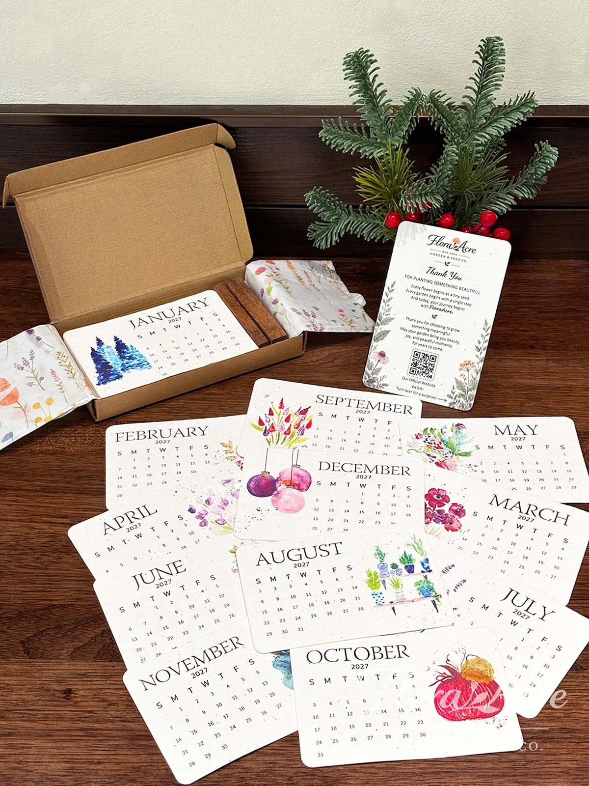 ✨Early Holiday Sale 50% OFF🌱Eco-Friendly Plantable “Timeless” Seed Calendar 2027🎁