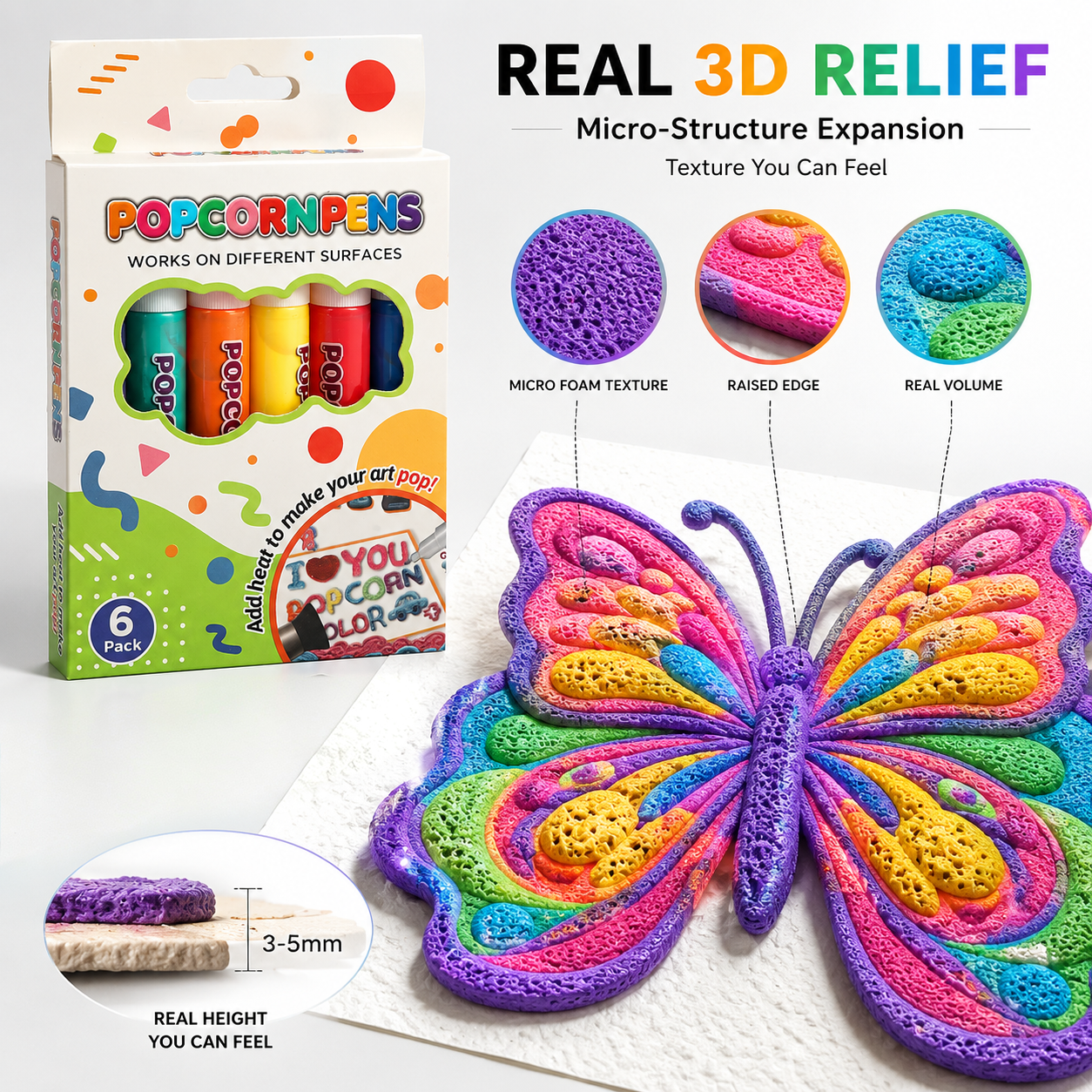 Save 50% by ordering today丨Healrize® 3D Relief Art Pen – Turn Flat Drawings Into Touchable 3D Art🌞