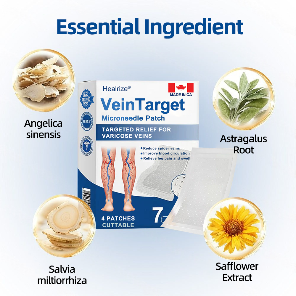 𝗛𝗲𝗮𝗹𝗿𝗶𝘇𝗲® 𝗩𝗲𝗶𝗻𝗧𝗮𝗿𝗴𝗲𝘁 𝗠𝗶𝗰𝗿𝗼𝗻𝗲𝗲𝗱𝗹𝗲 𝗣𝗮𝘁𝗰𝗵🌾🥬𝗜𝗻𝘀𝘁𝗮𝗻𝘁 𝗥𝗲𝗹𝗶𝗲𝗳, 𝗟𝗼𝗻𝗴-𝗧𝗲𝗿𝗺 𝗥𝗲𝘀𝘂𝗹𝘁𝘀✅🇨🇦