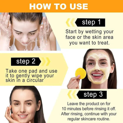Turmeric & Kojic Cleansing Pads - 20pcs Deep Clean❤️
