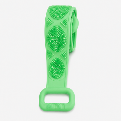 🐳 Healrize®  27.6" Dual-Sided Silicone Back Scrubber — Extra-Long Flexible Bath Strap with Easy-Grip Handles🐳