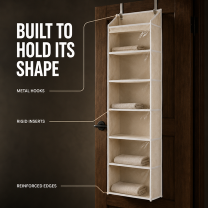 🔥 TODAY’S SPECIAL OFFER | Healrize® Over the Door Organizer with Pockets for Bedroom, Bathroom, Nursery & Closet Storage