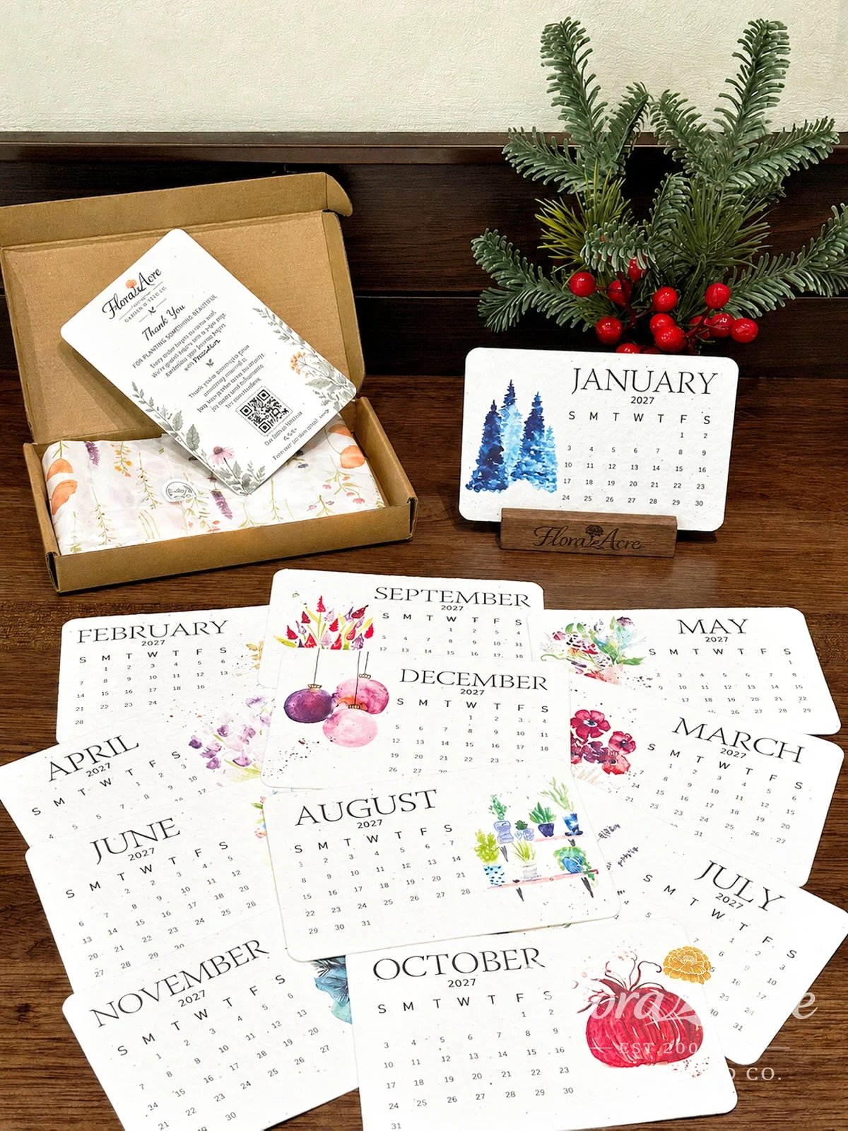 ✨Early Holiday Sale 50% OFF🌱Eco-Friendly Plantable “Timeless” Seed Calendar 2027🎁