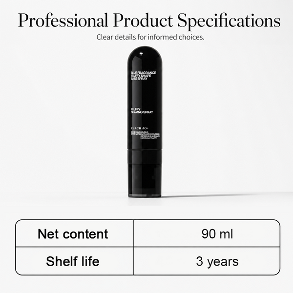 Peach-Scented Volumizing👩&💄Setting Spray for Lightweight, Bouncy Hair and Long-Lasting Hold, Fluffy Shaping Spray, Effortless Natural Lift,